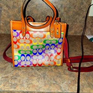 Coach mini tote